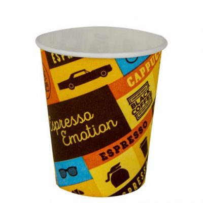 Картонени чаши RETRO 180мл.